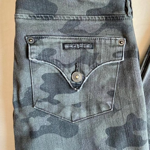 Hudson Collin Midrise Skinny Ankle Camouflage Jeans - Picture 9 of 14
